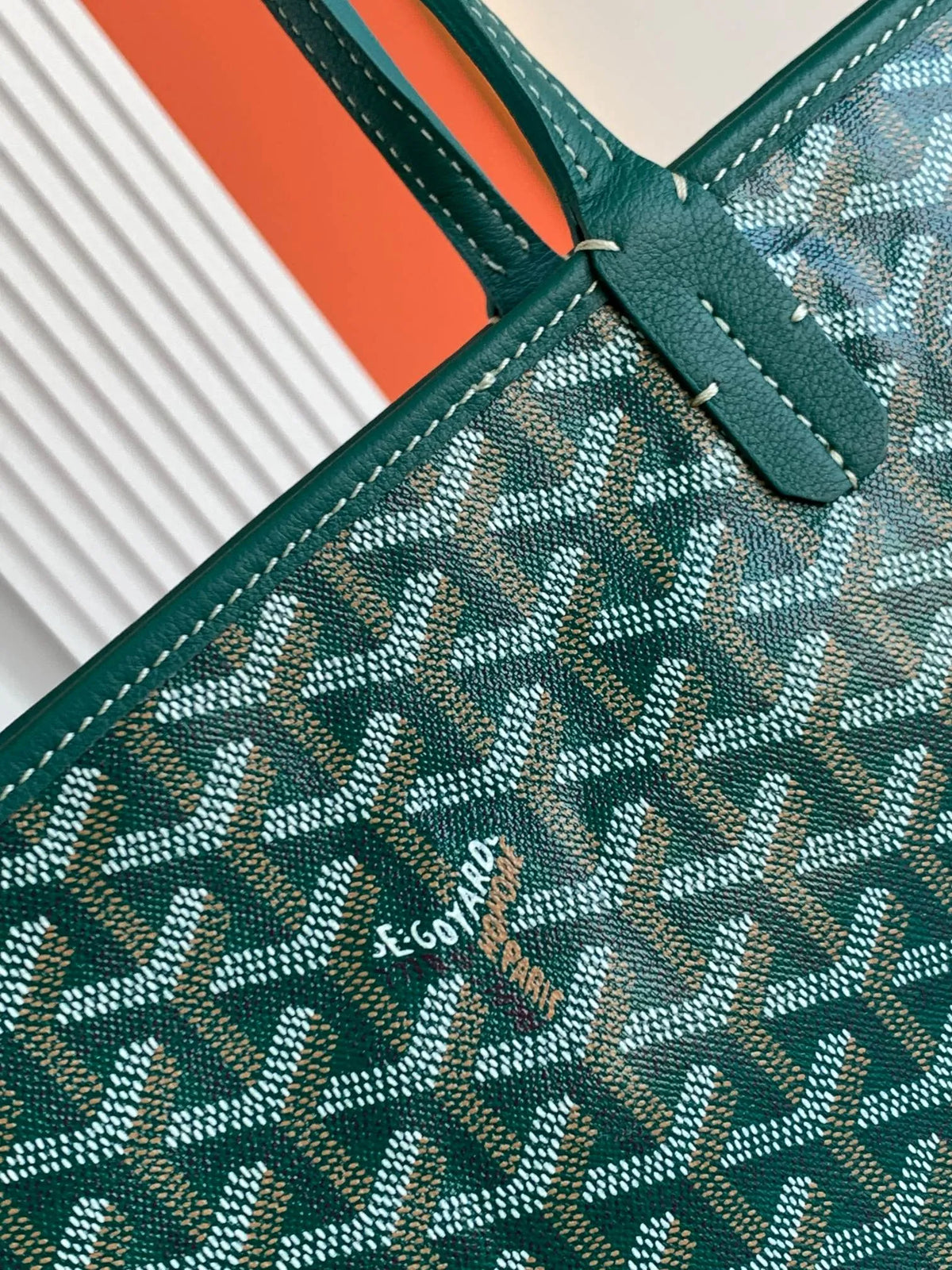 Goyard Artois Medium Bag Coated Canvas Leather 8023