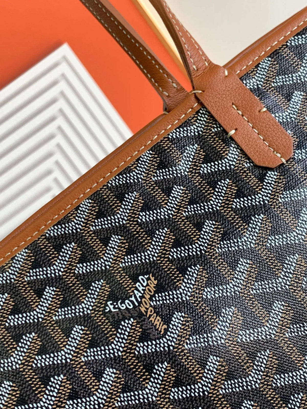Goyard Artois Medium Bag Coated Canvas Leather 8023