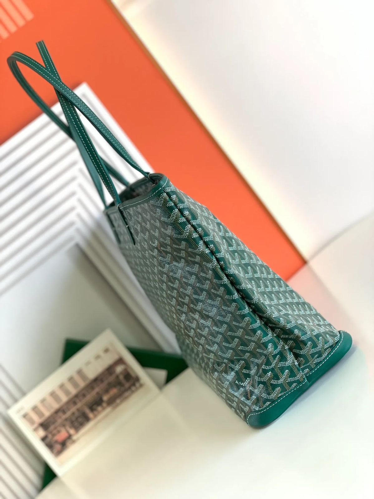Goyard Artois Medium Bag Coated Canvas Leather 8023