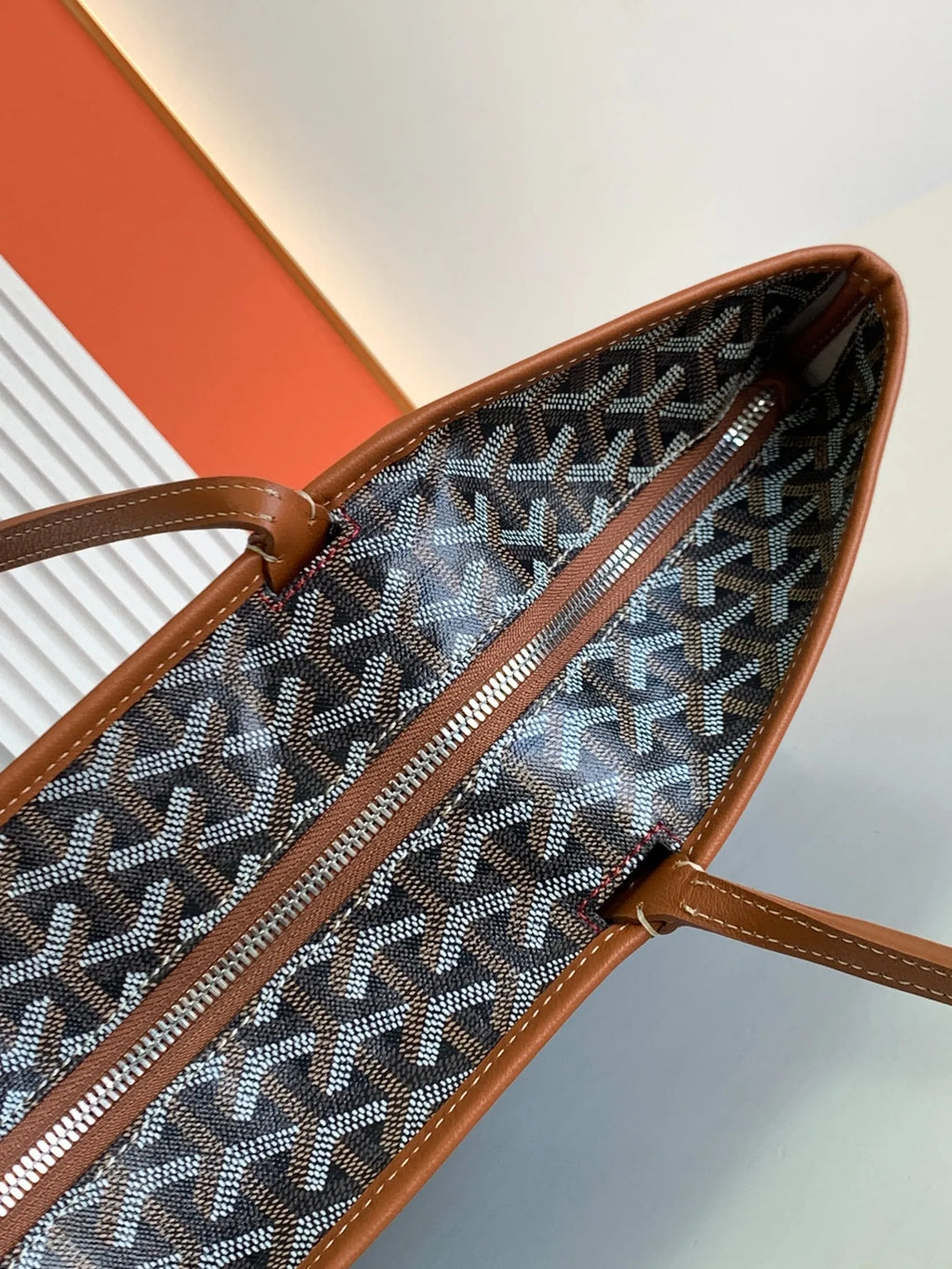 Goyard Artois Medium Bag Coated Canvas Leather 8023