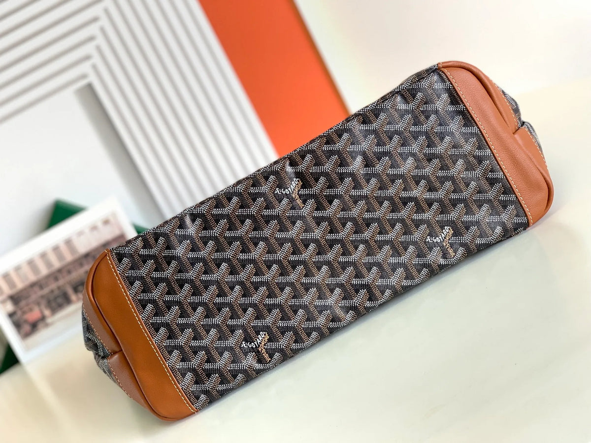 Goyard Artois Medium Bag Coated Canvas Leather 8023
