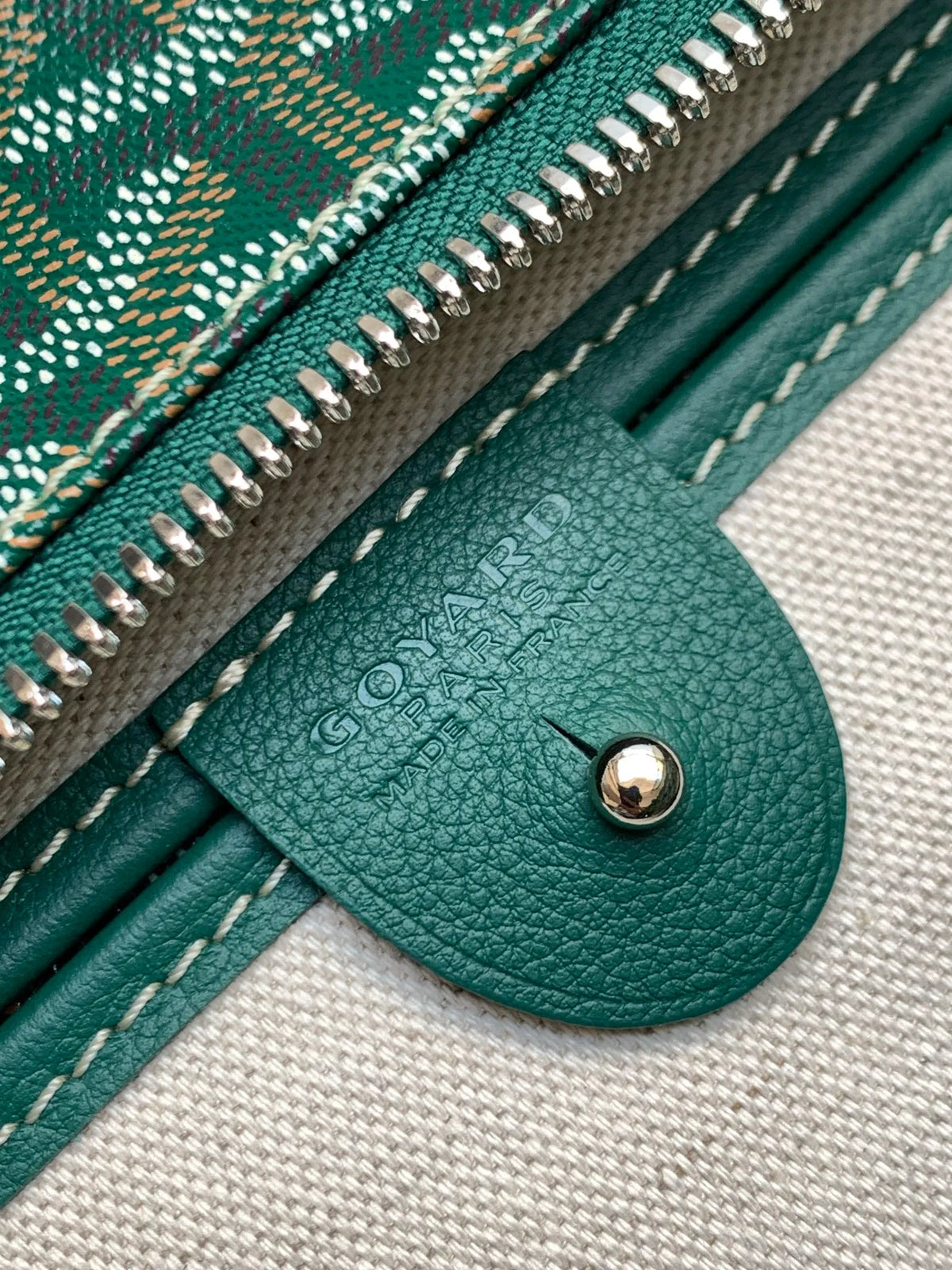 Goyard Artois Medium Bag Coated Canvas Leather 8023