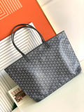 Goyard Artois MM Tote Bag Coated Canvas Leather 236736