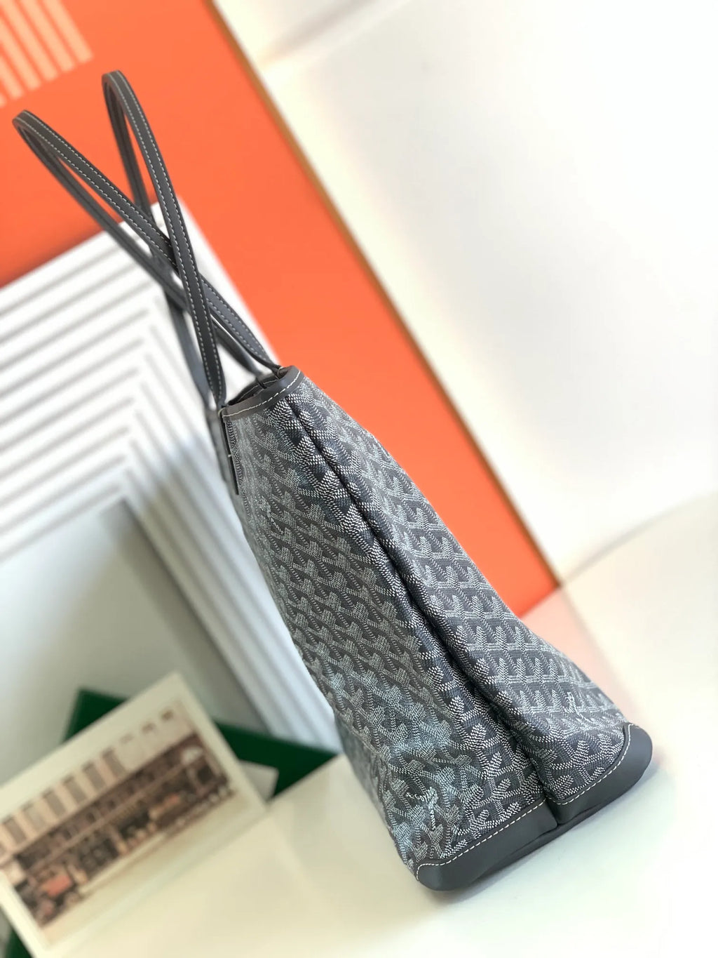 Goyard Artois MM Tote Bag Coated Canvas Leather 236736