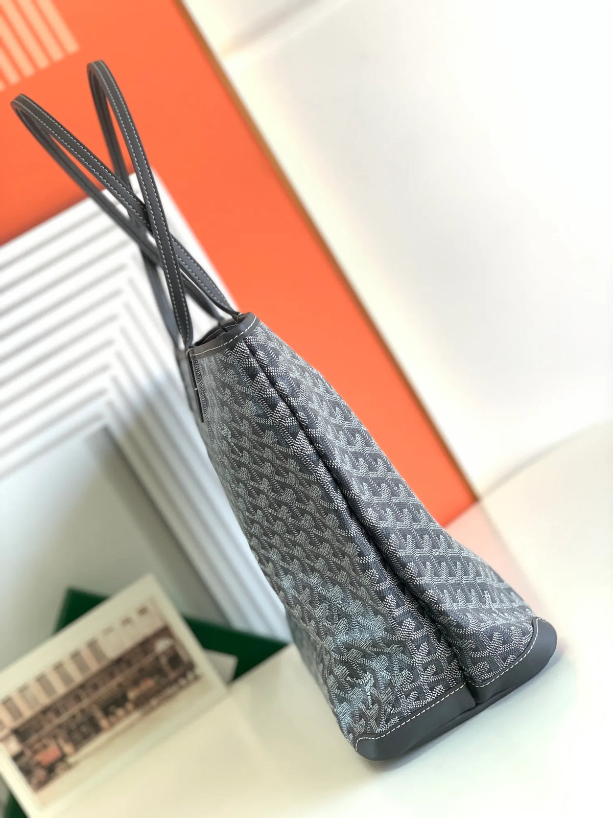 Goyard Artois MM Tote Bag Coated Canvas Leather 236736
