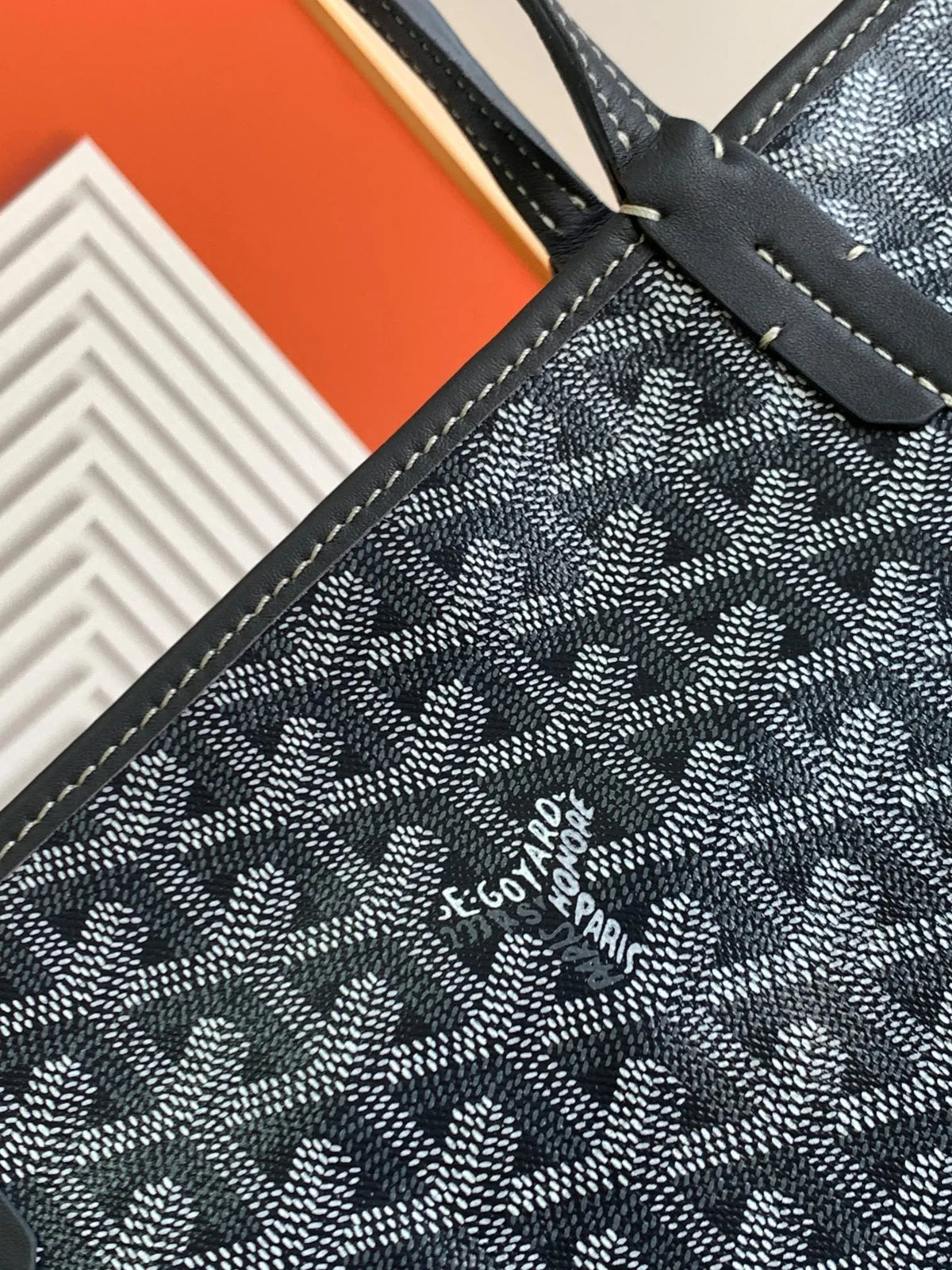Goyard Artois MM Tote Bag Coated Canvas Leather 236736