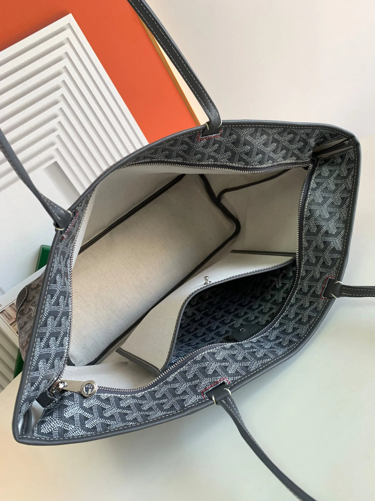 Goyard Artois MM Tote Bag Coated Canvas Leather 236736