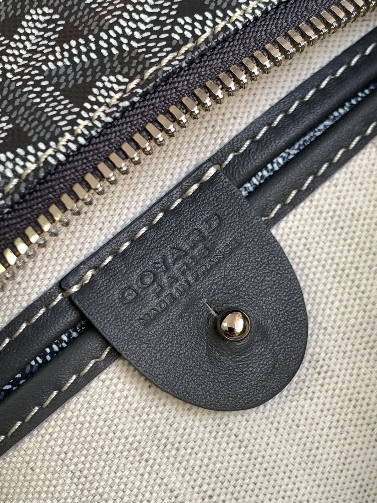 Goyard Artois MM Tote Bag Coated Canvas Leather 236736