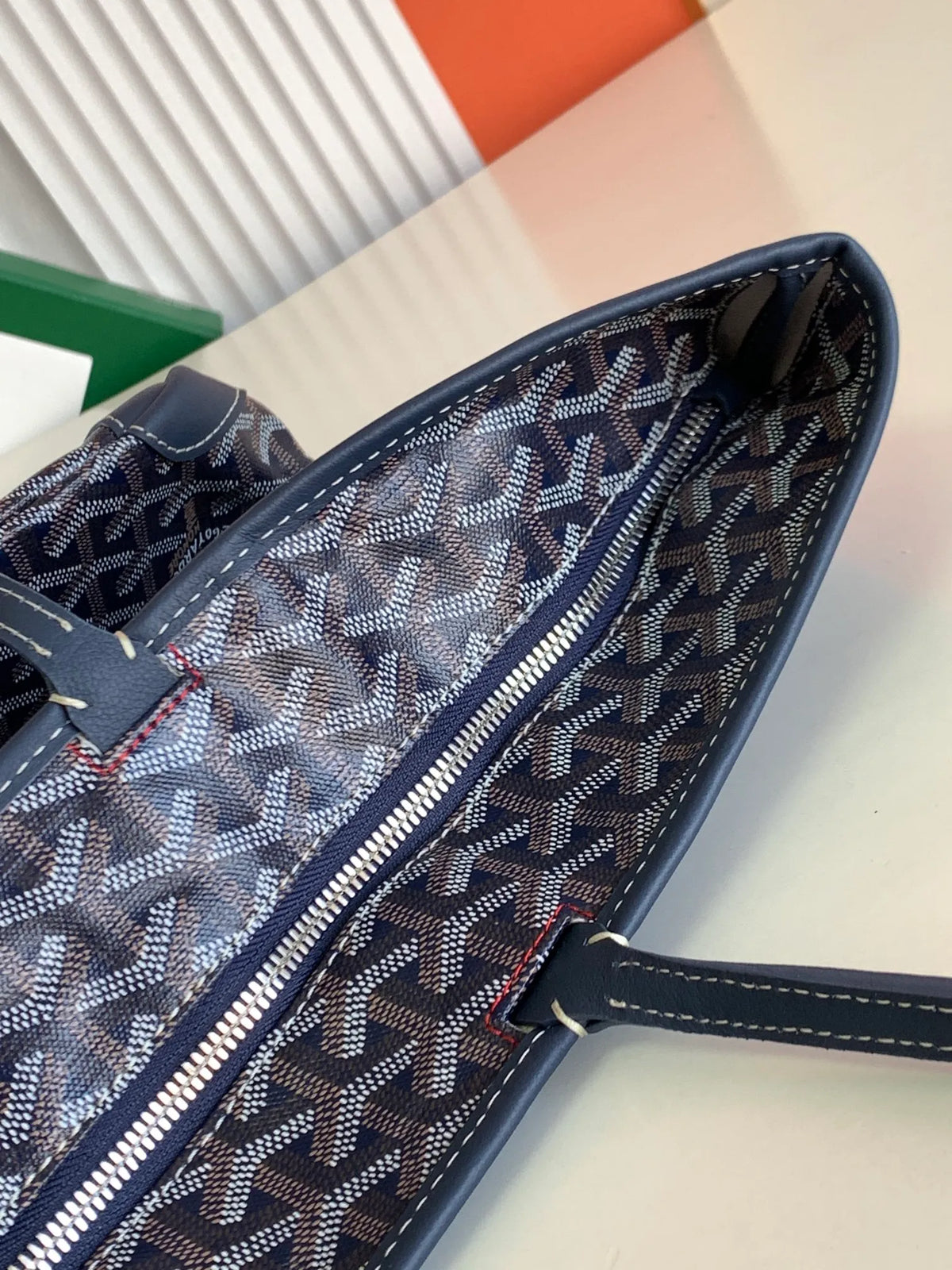 Goyard Artois MM Tote Bag Coated Canvas Leather 8023