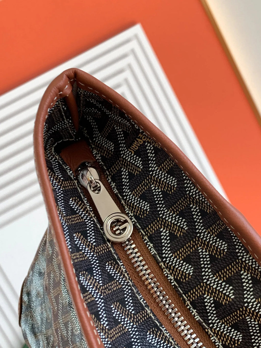 Goyard Artois PM Tote Bag Canvas Leather 8022