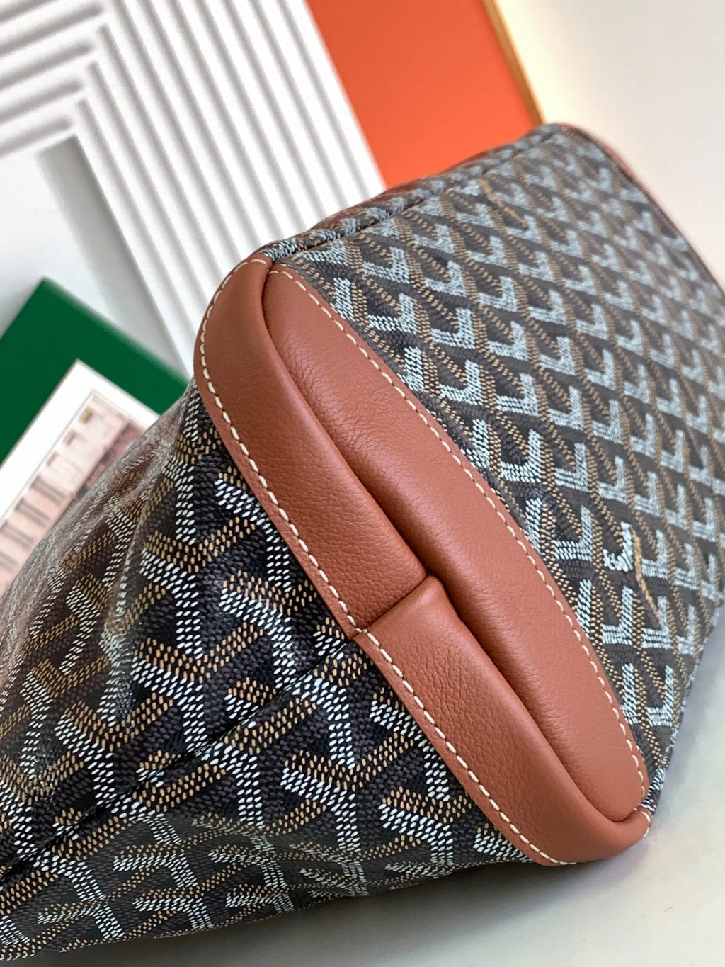 Goyard Artois PM Tote Bag Canvas Leather 8022