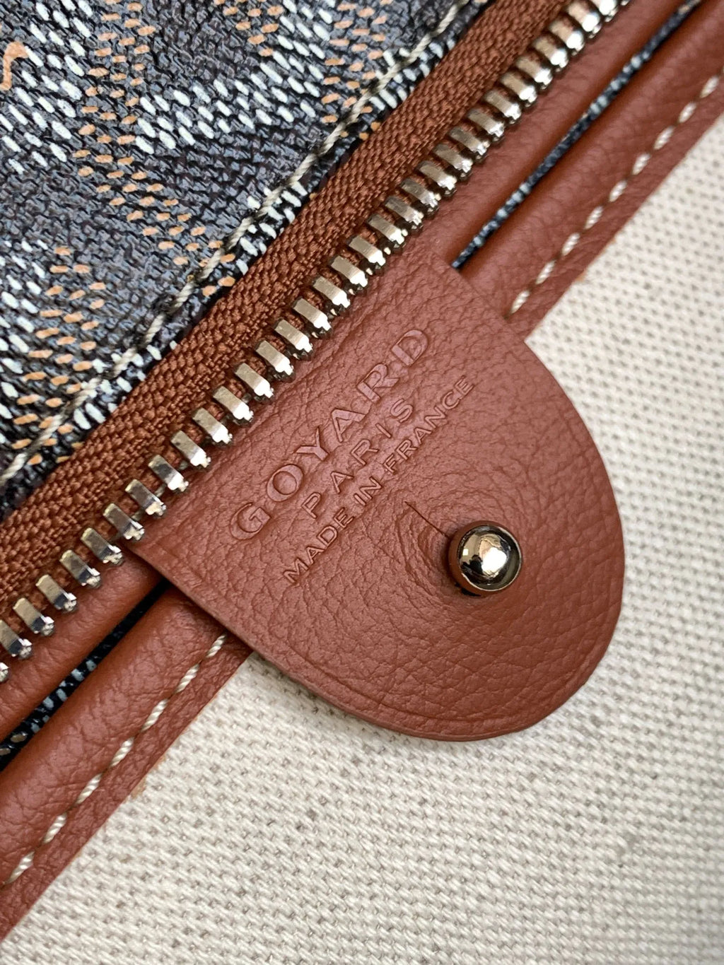Goyard Artois PM Tote Bag Canvas Leather 8022