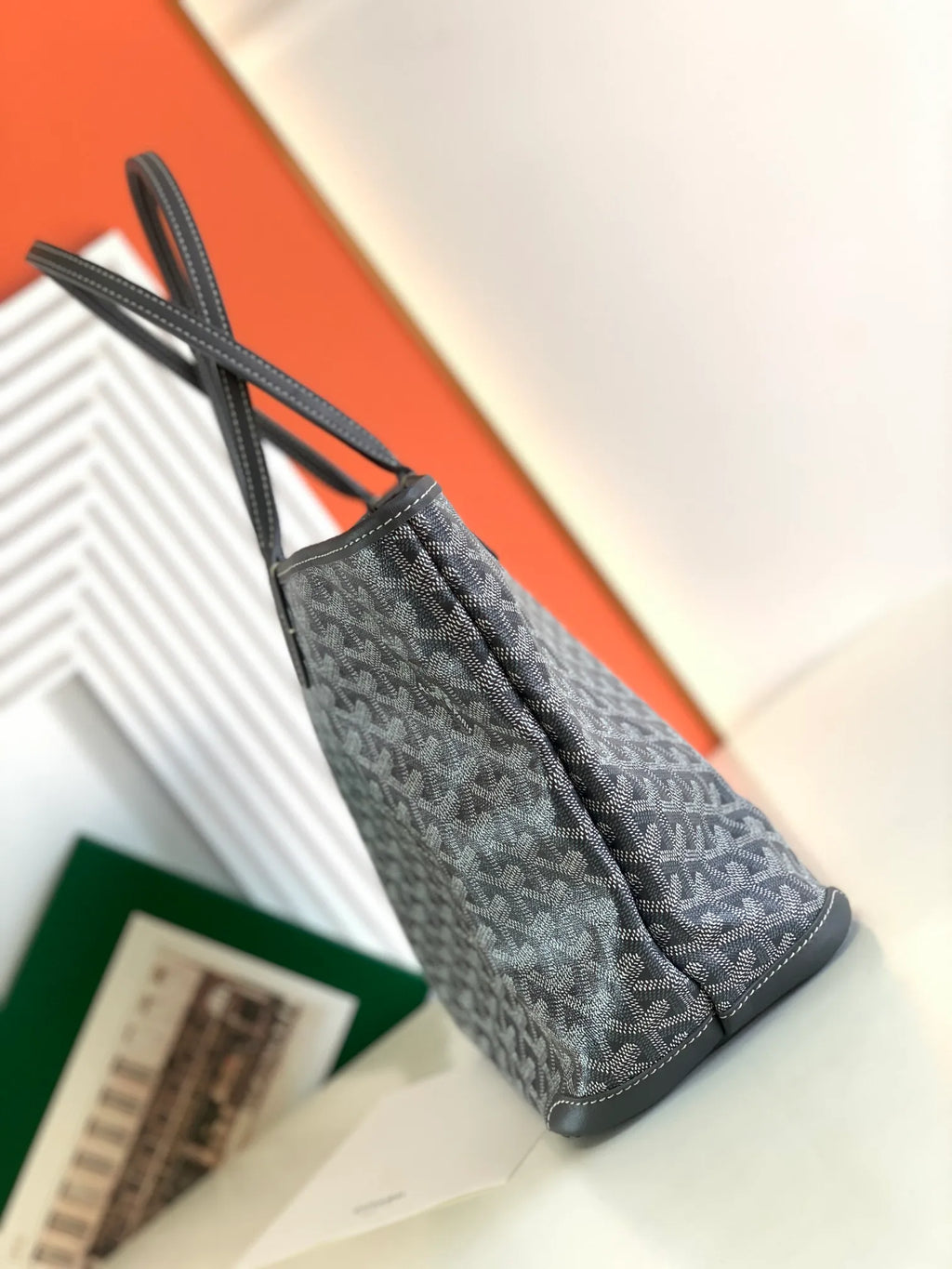 Goyard Artois Small Tote Bag Coated Canvas Leather 8022