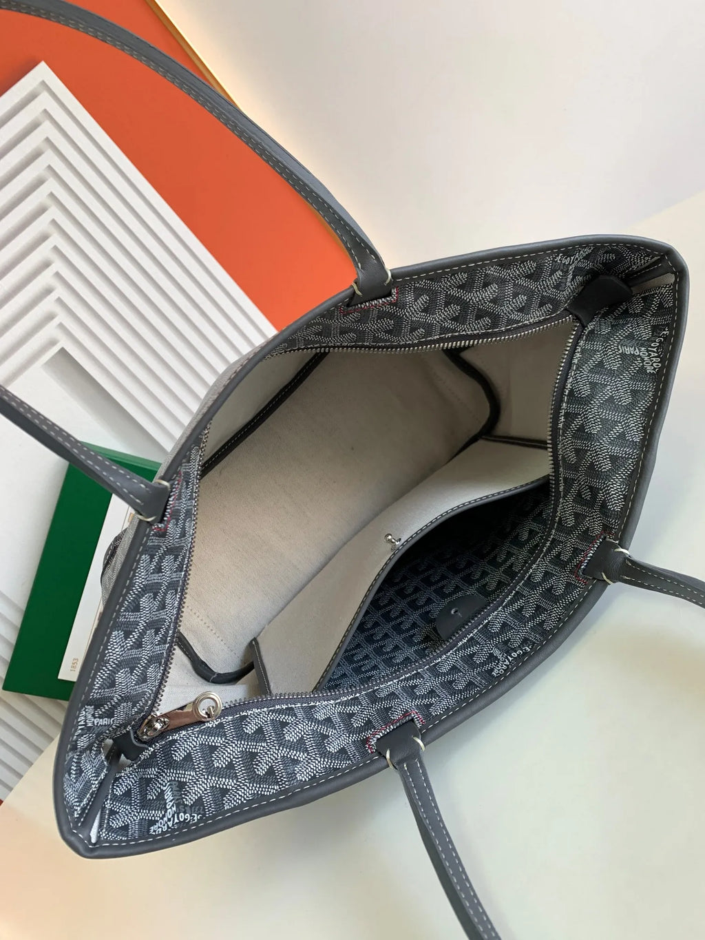 Goyard Artois Small Tote Bag Coated Canvas Leather 8022