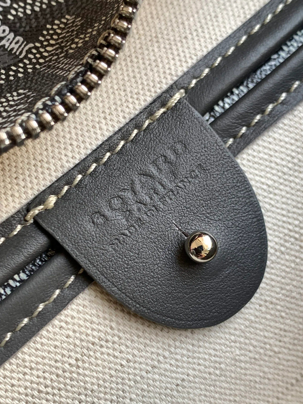 Goyard Artois Small Tote Bag Coated Canvas Leather 8022