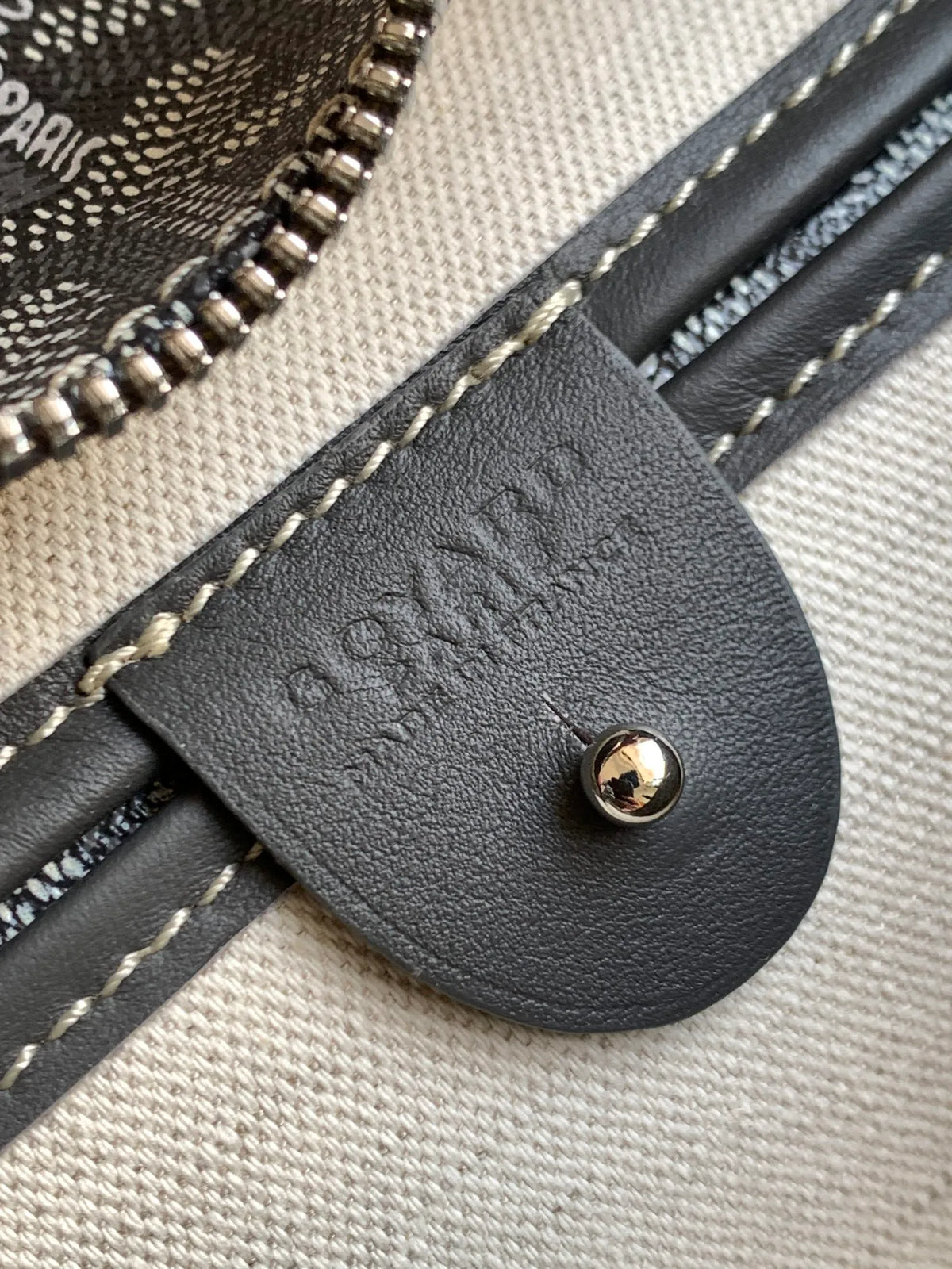 Goyard Artois Small Tote Bag Coated Canvas Leather 8022