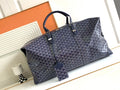 Goyard Boeing 55 Travel Bag Coated Canvas Leather 8062