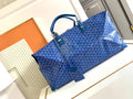 Goyard Boeing 55 Travel Bag Coated Canvas Leather 8062
