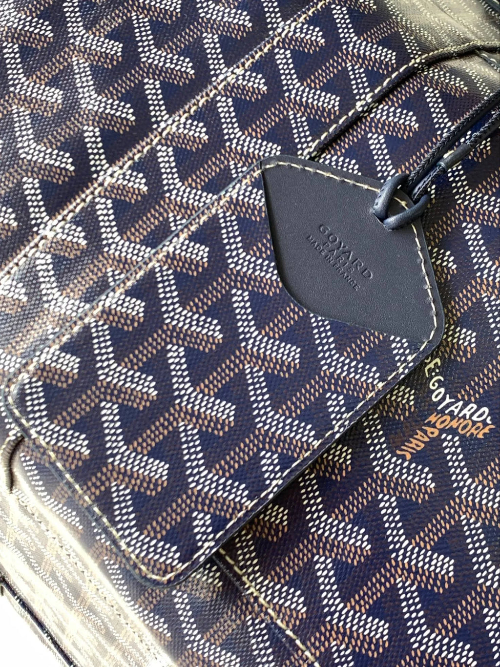 Goyard Boeing 55 Travel Bag Coated Canvas Leather 8062