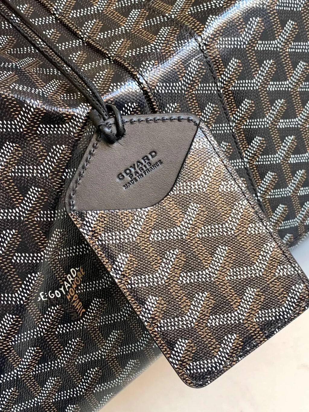Goyard Boeing 55 Travel Bag Coated Canvas Leather 8062