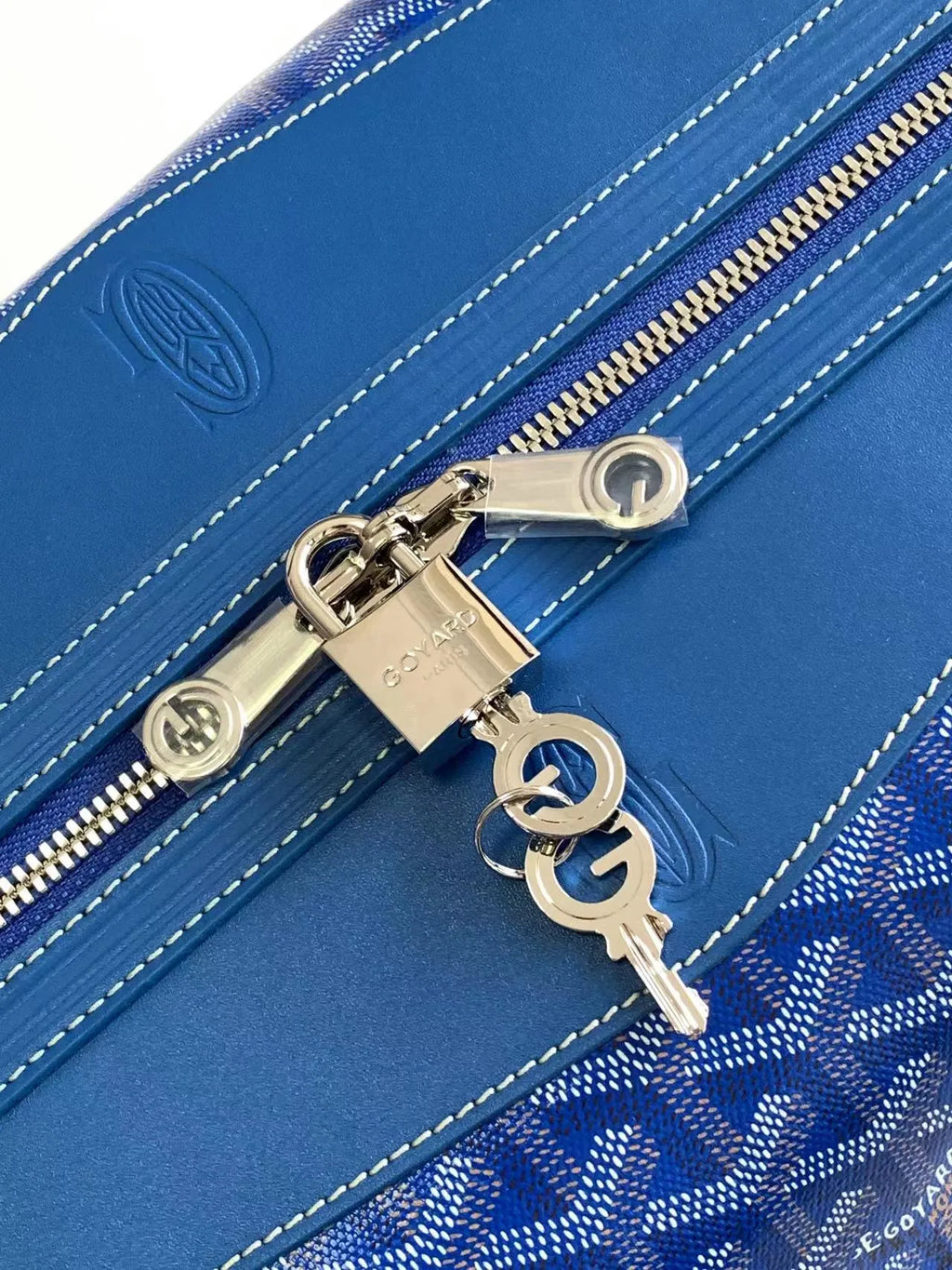 Goyard Boeing 55 Travel Bag Coated Canvas Leather 8062