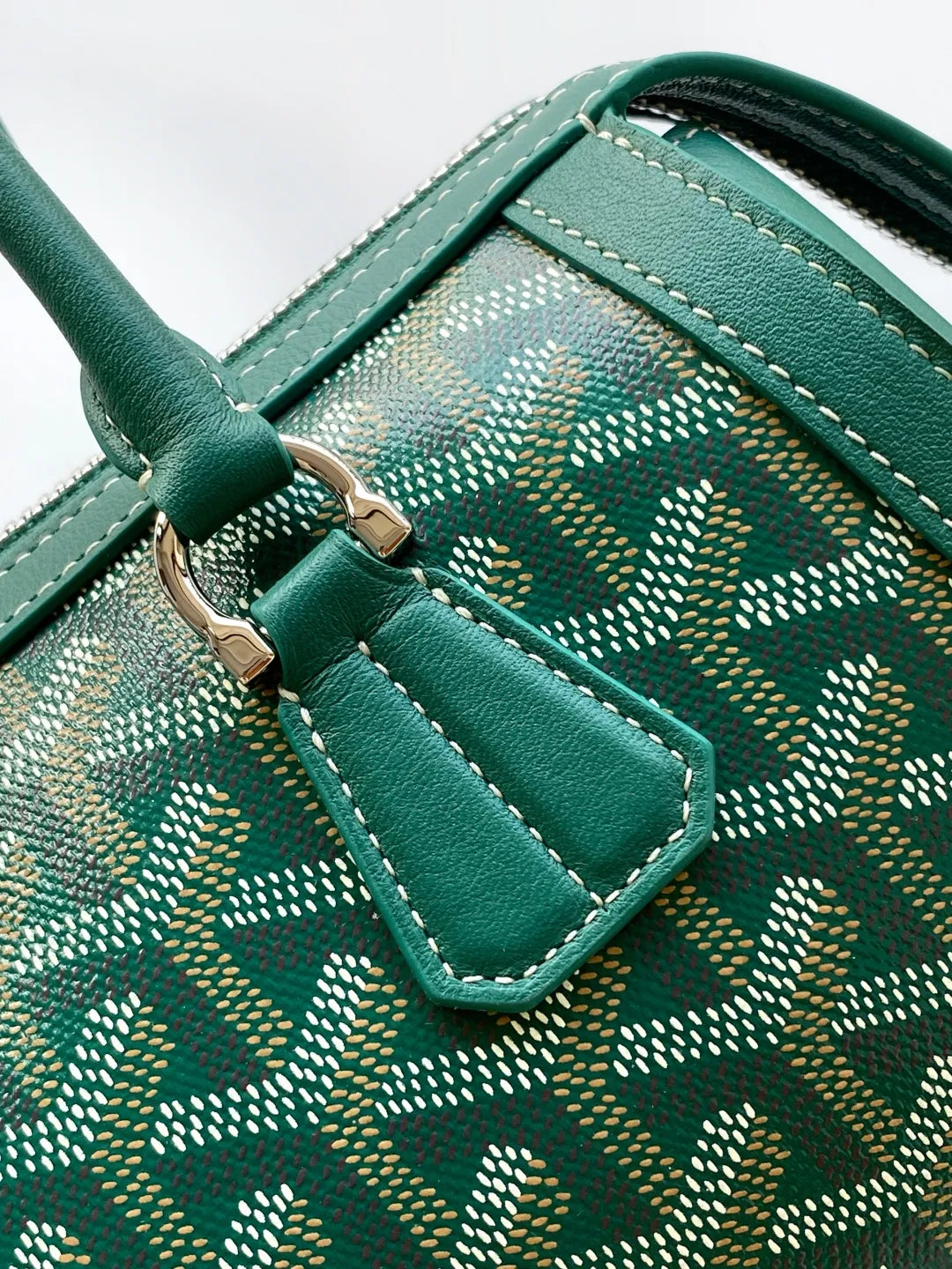 Goyard Bonbonniere Shoulder Bag Coated Canvas Leather 8039