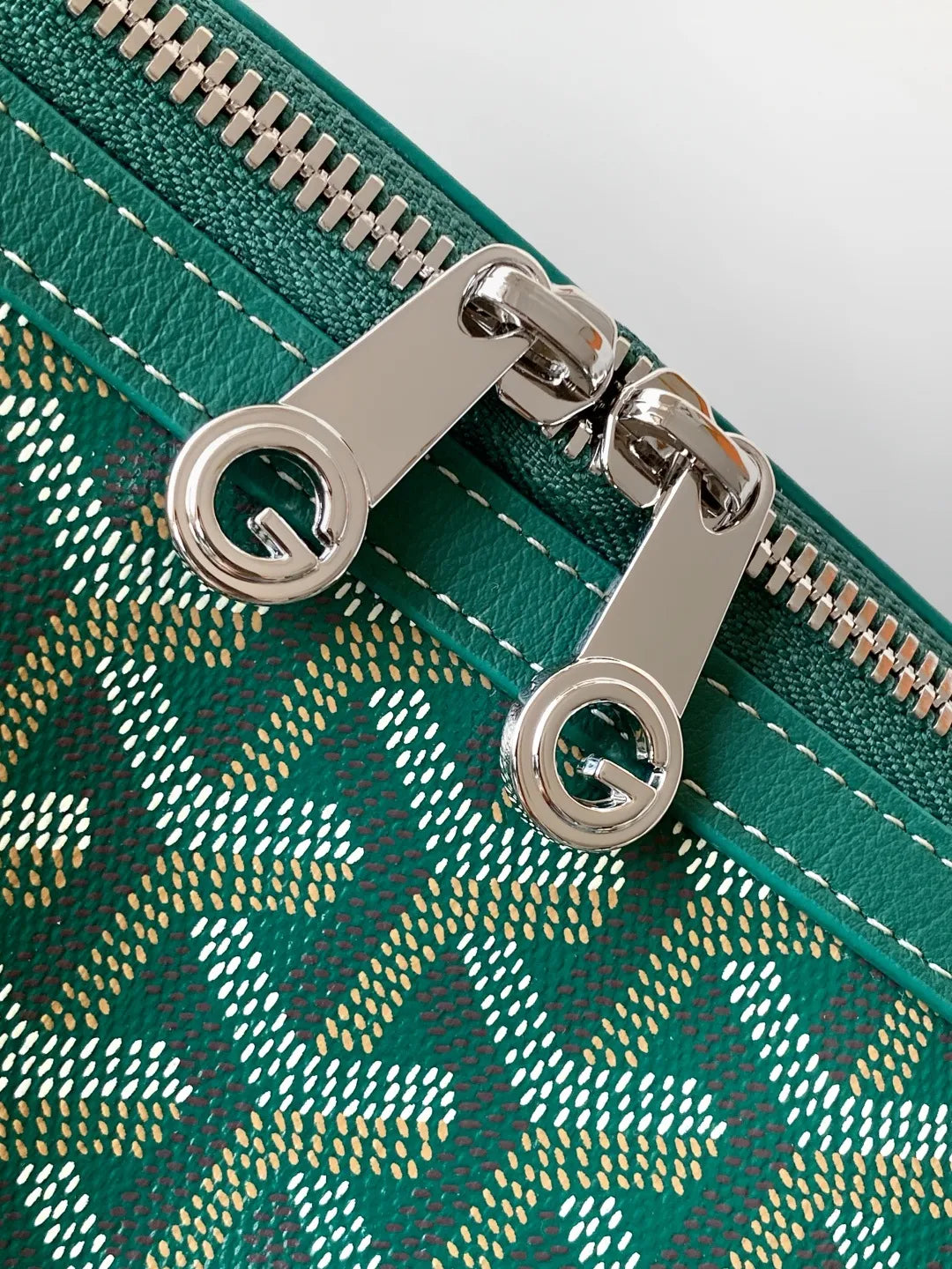 Goyard Bonbonniere Shoulder Bag Coated Canvas Leather 8039