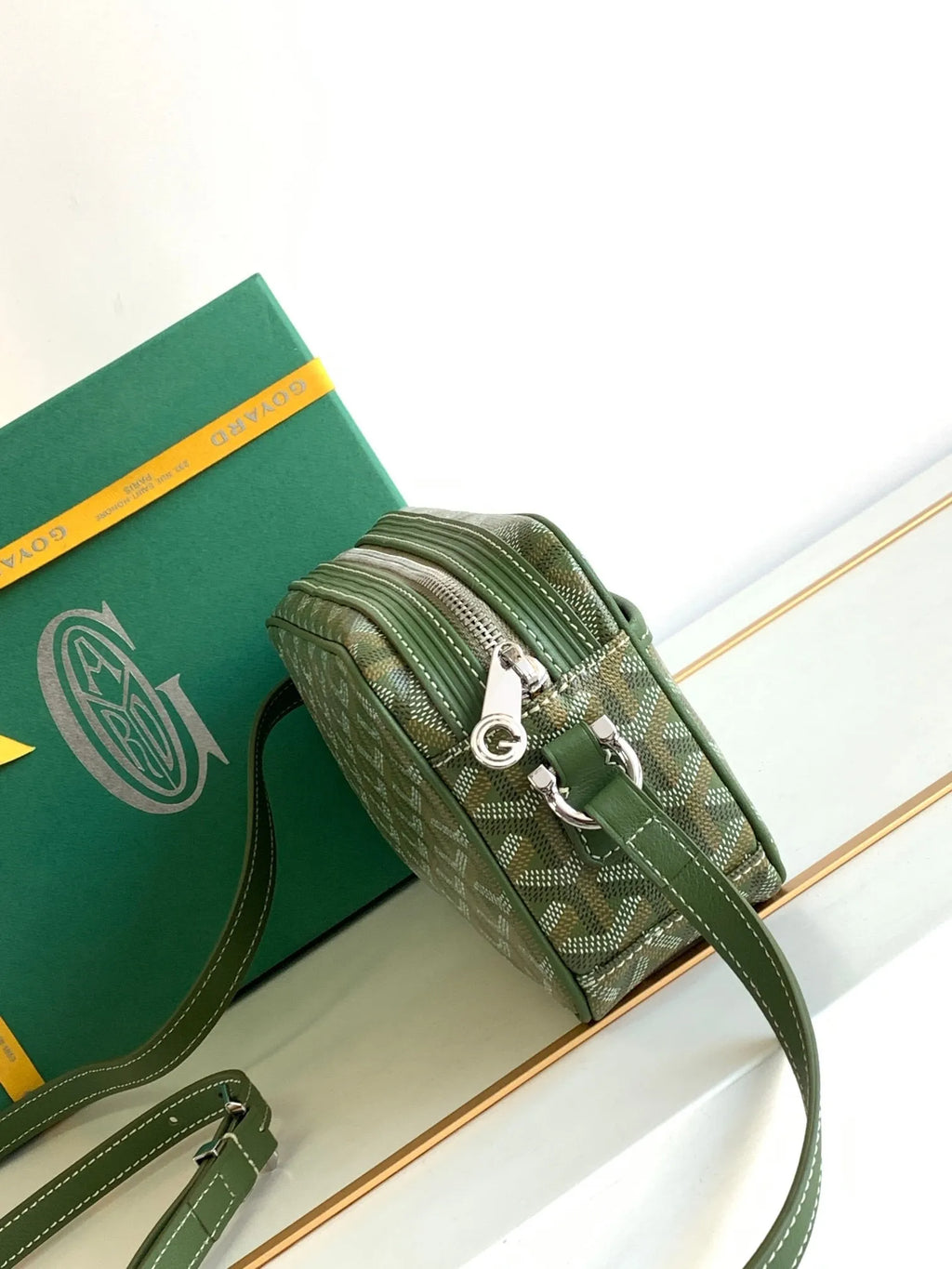 Goyard Camera Bag Coated Canvas Leather 127942