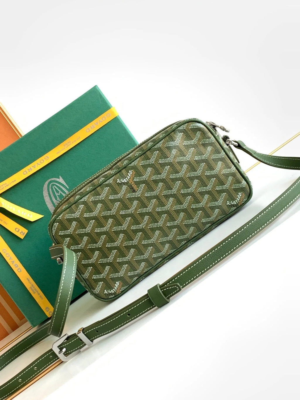 Goyard Camera Bag Coated Canvas Leather 127942