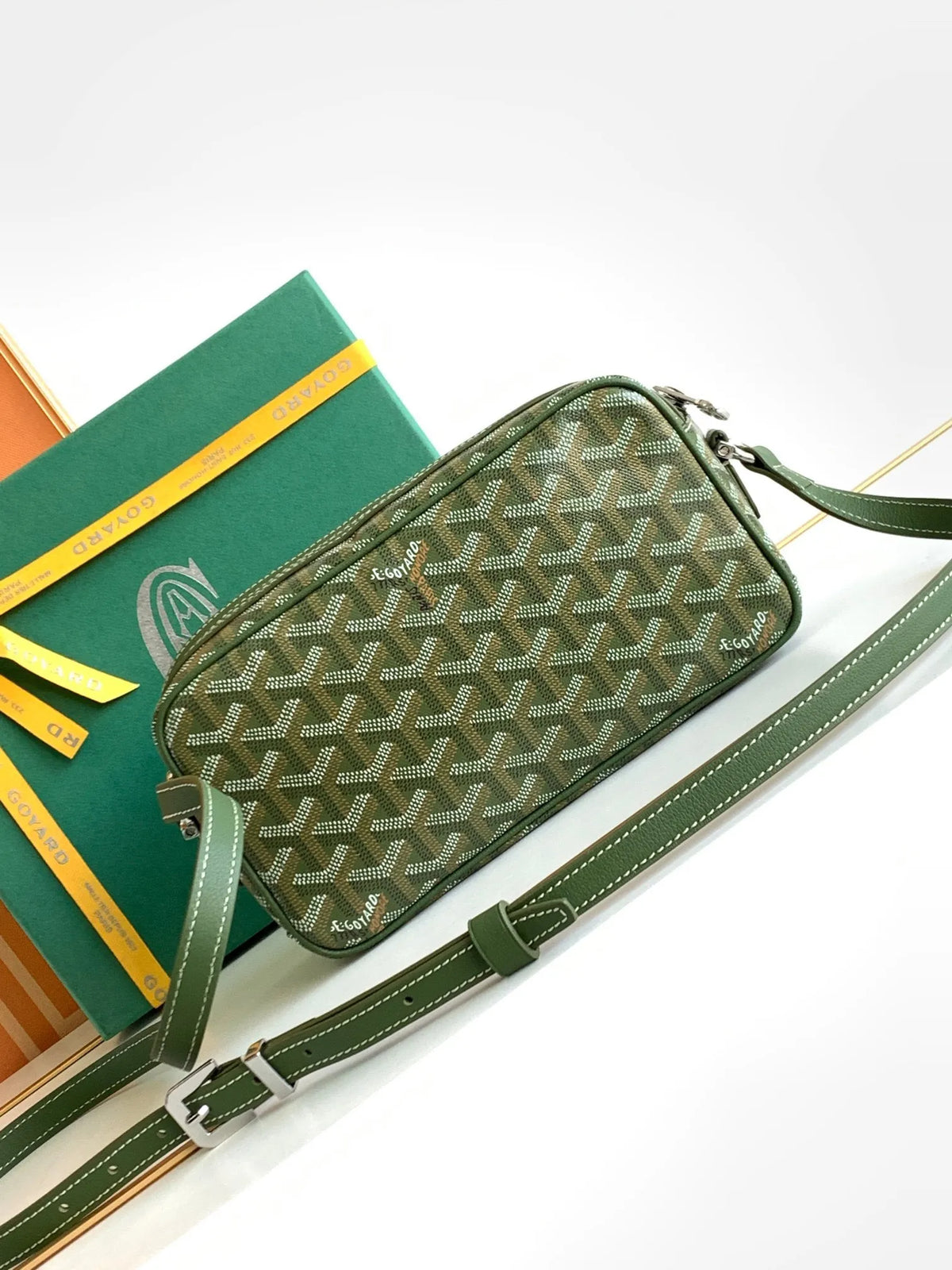Goyard Camera Bag Coated Canvas Leather 127942