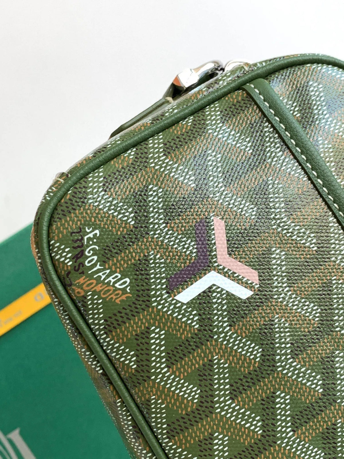 Goyard Camera Bag Coated Canvas Leather 127942