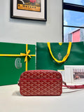 Goyard CapVert Camera Bag Canvas Leather 80180550