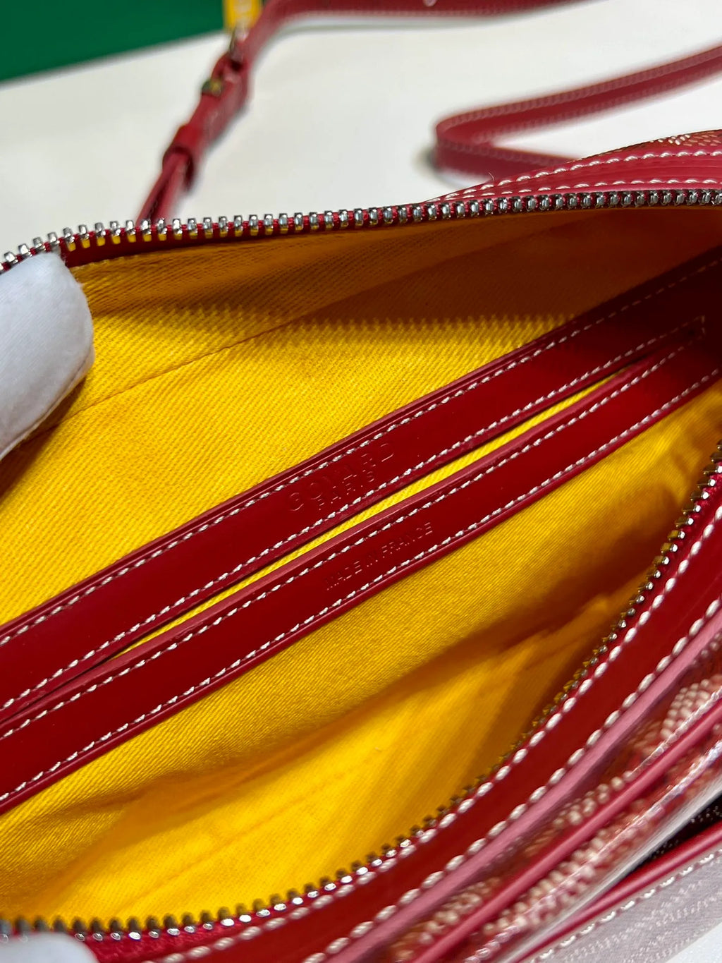 Goyard CapVert Camera Bag Canvas Leather 80180550