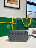 Goyard CapVert Camera Bag Coated Canvas Leather 80180550