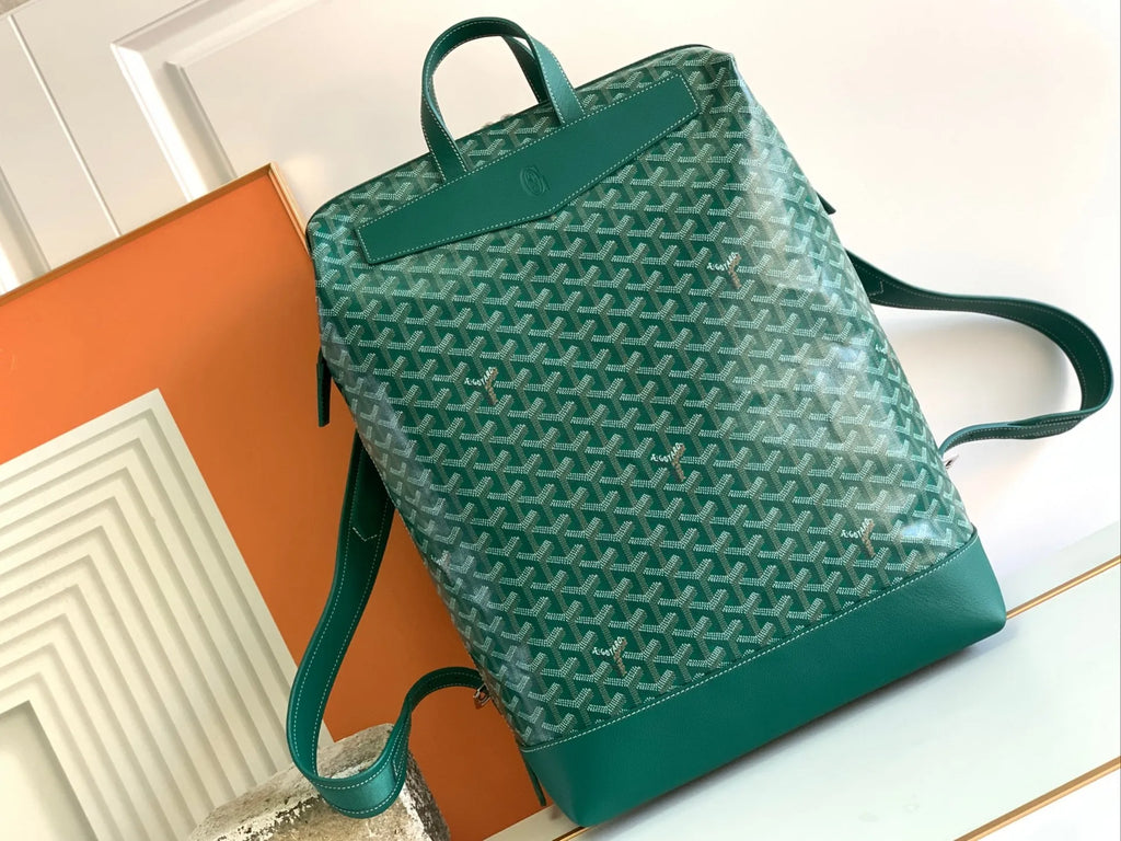 Goyard Cisalpin Backpack Canvas Leather 8060