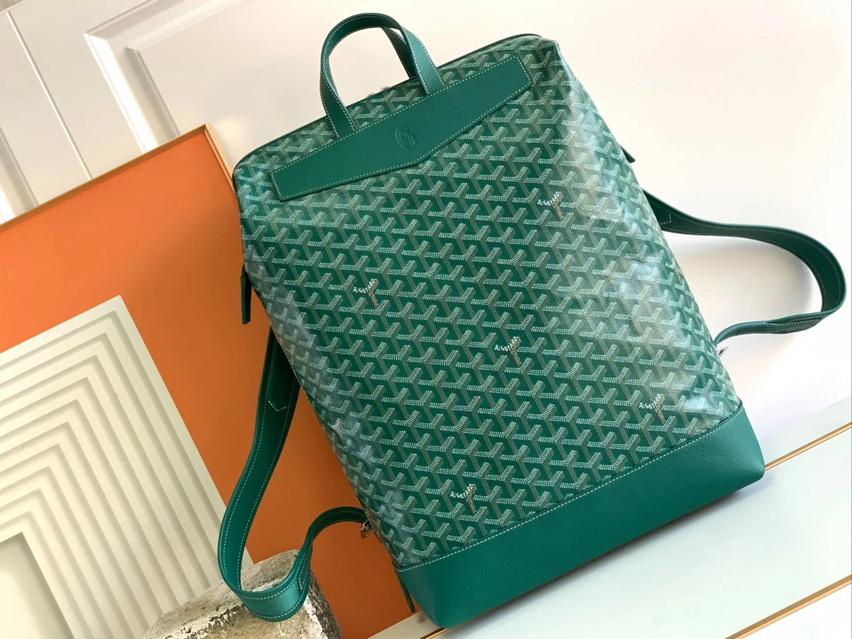 Goyard Cisalpin Backpack Canvas Leather 8060