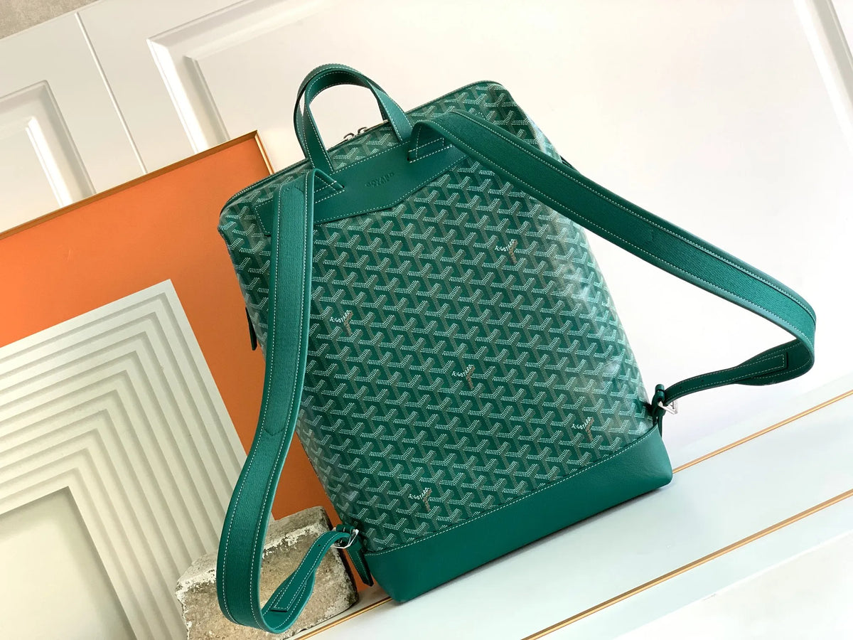 Goyard Cisalpin Backpack Canvas Leather 8060