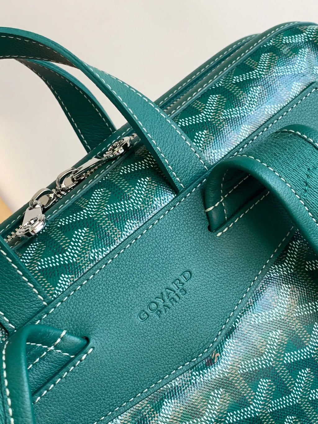 Goyard Cisalpin Backpack Canvas Leather 8060