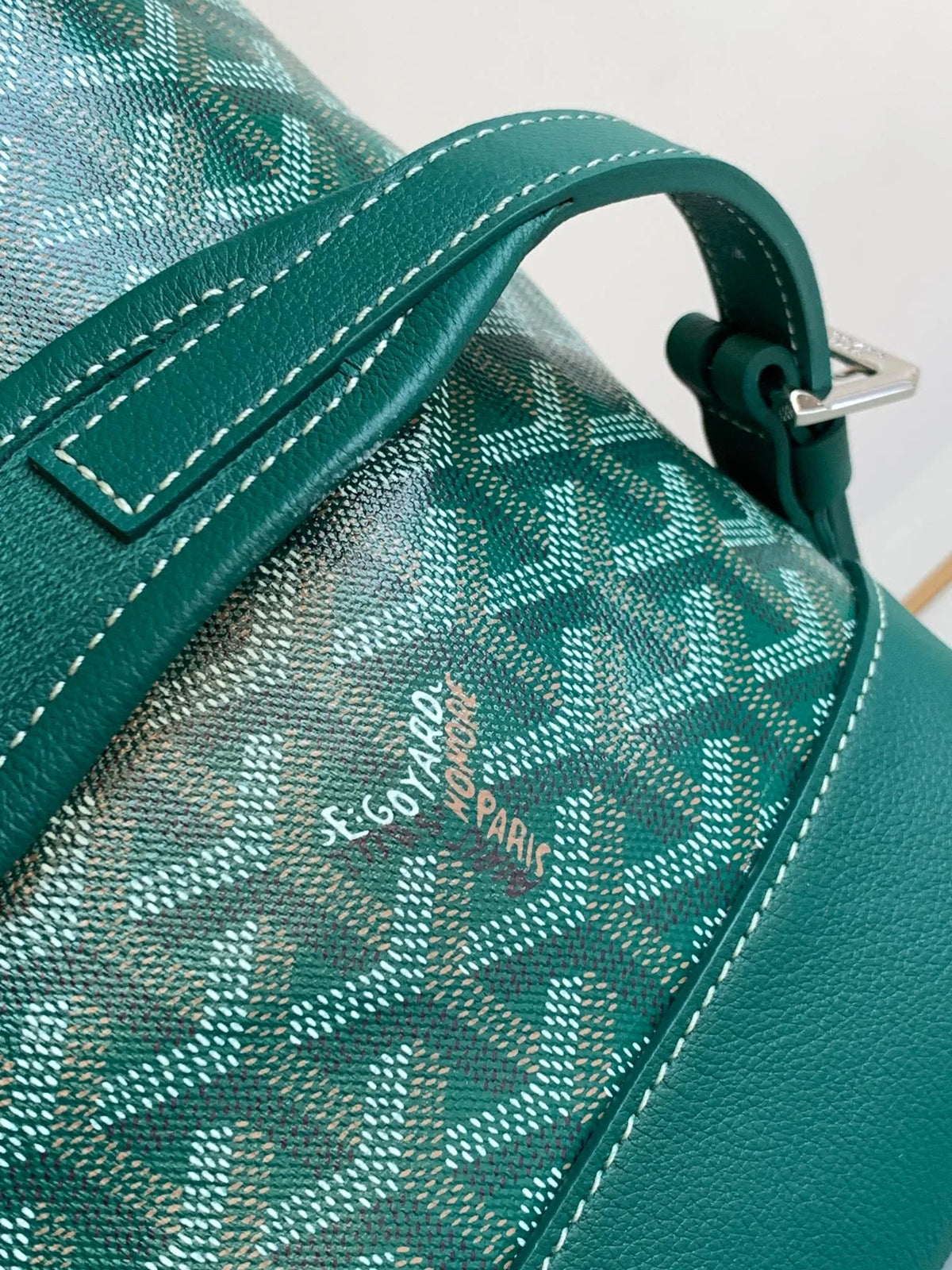 Goyard Cisalpin Backpack Canvas Leather 8060