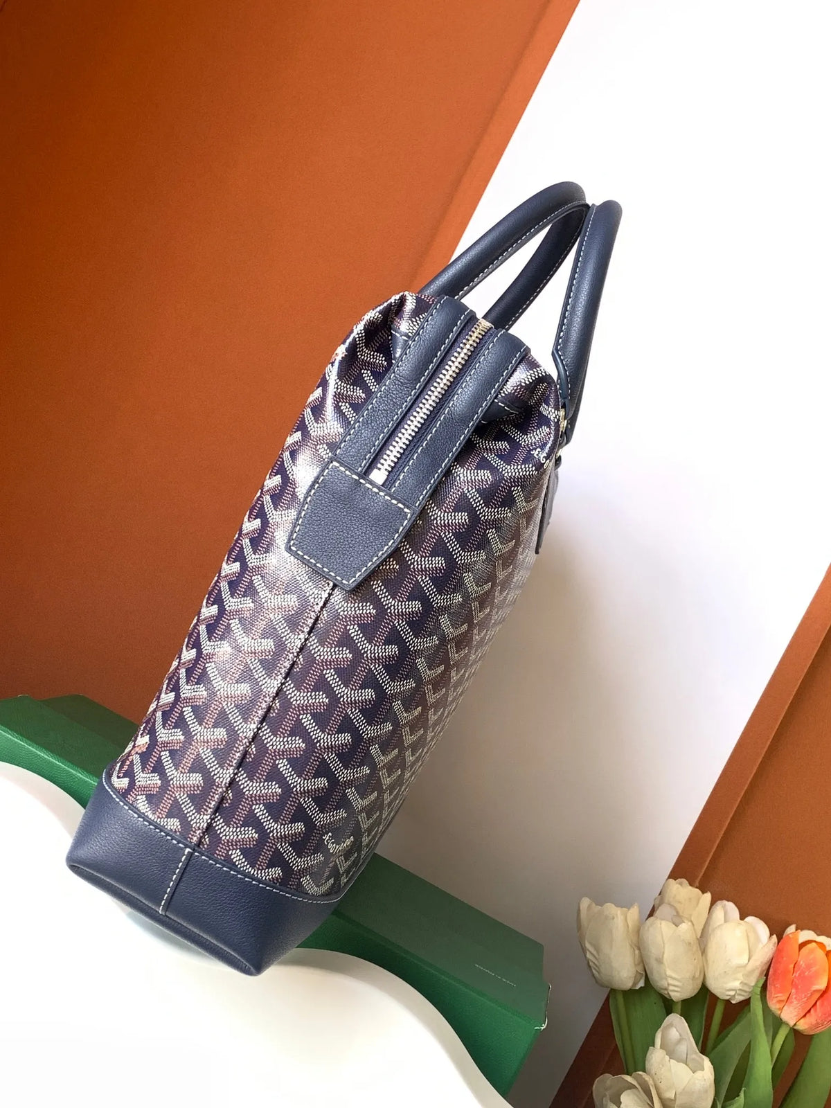 Goyard Cisalpin Briefcase Bag Coated Canvas 757898