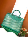 Goyard Cisalpin Briefcase Coated Canvas Leather