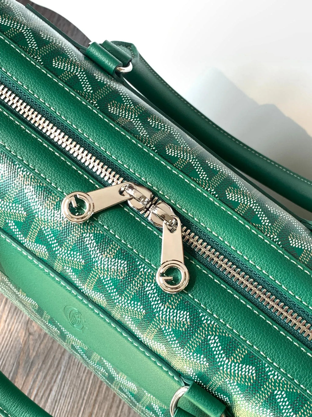 Goyard Cisalpin Briefcase Coated Canvas Leather