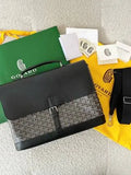 Goyard Citadin Briefcase Bag Coated Canvas Leather 610301050