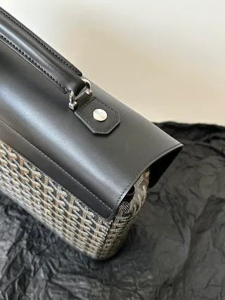 Goyard Citadin Briefcase Bag Coated Canvas Leather 610301050