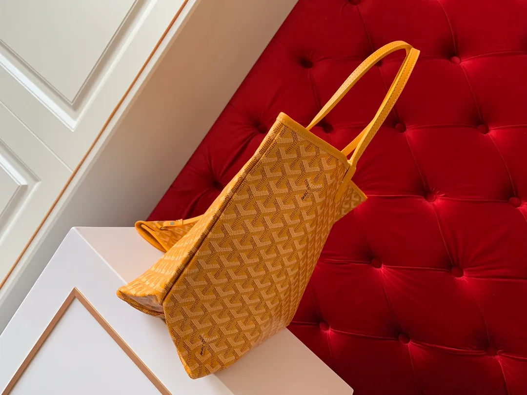 Goyard Classic Mommy Tote Bag Canvas Leather 8001/8002
