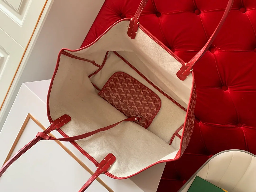 Goyard Classic Mommy Tote Bag Canvas Leather 8001/8002