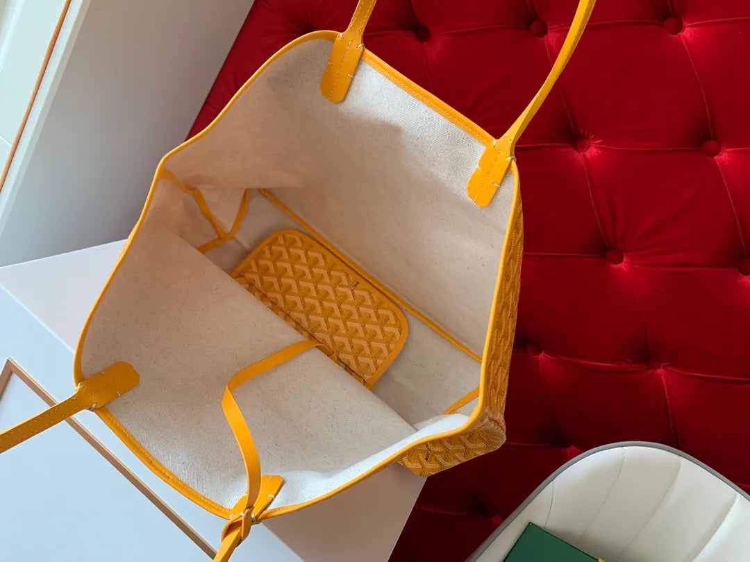 Goyard Classic Mommy Tote Bag Canvas Leather 8001/8002