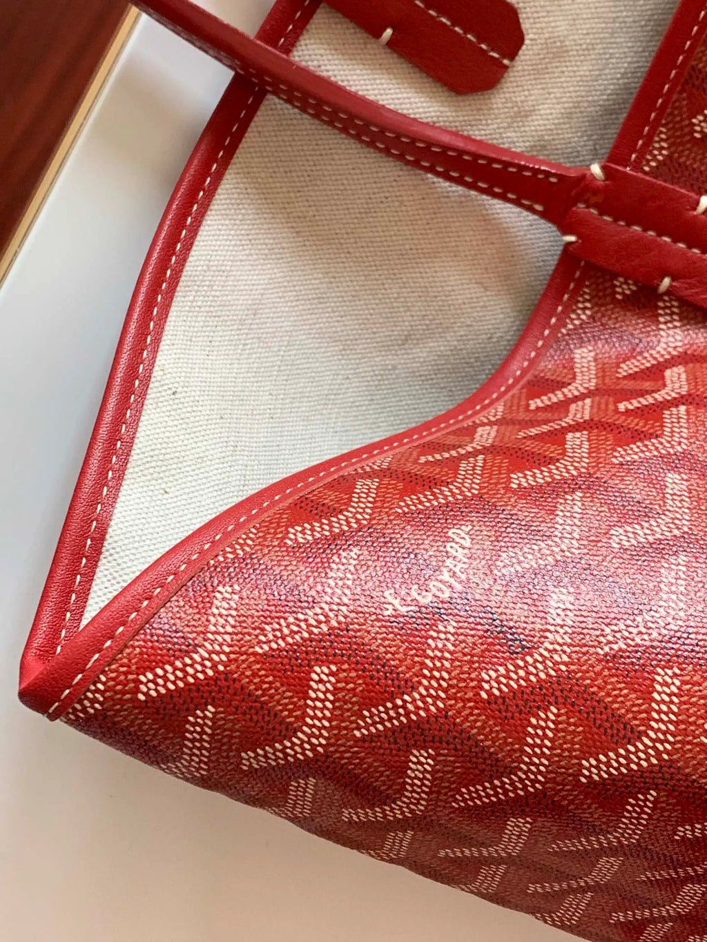 Goyard Classic Mommy Tote Bag Canvas Leather 8001/8002