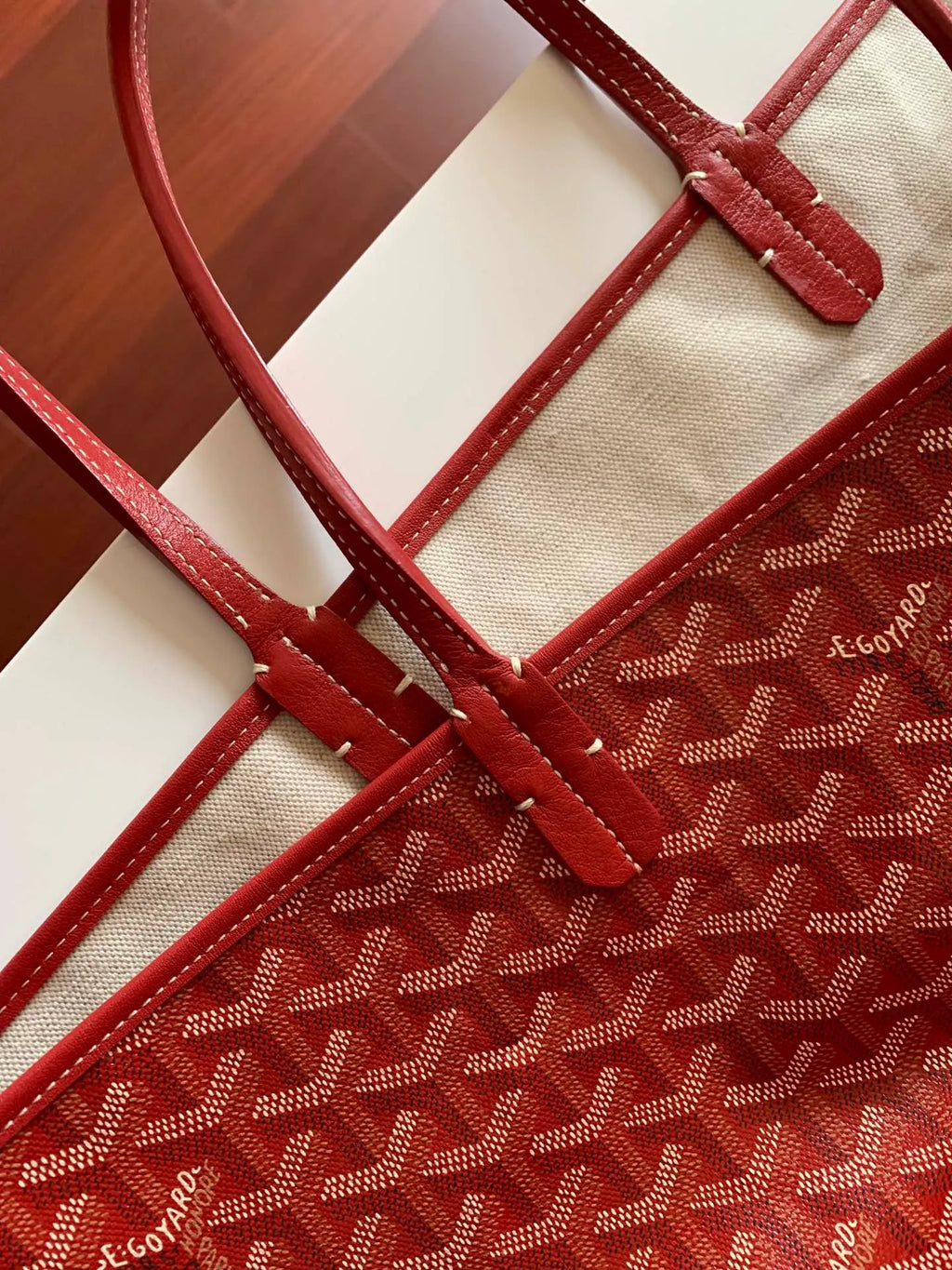 Goyard Classic Mommy Tote Bag Canvas Leather 8001/8002
