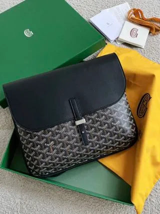 Goyard Coursier Messenger Bag Coated Canvas Leather 610300880